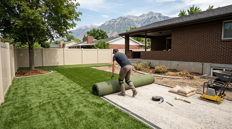 Residential Artificial Grass Installation Provo